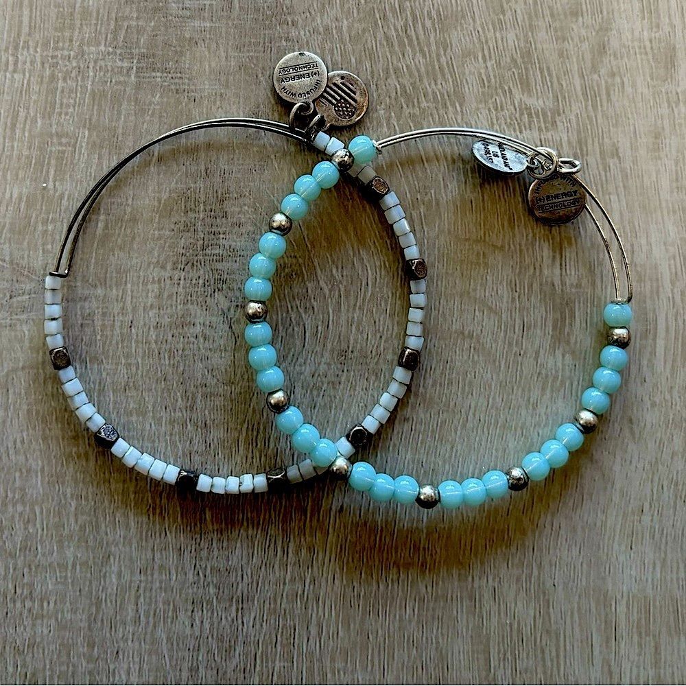 Alex and Ani Beaded Bracelets Pair